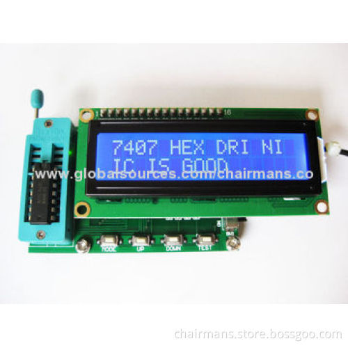 Logic Gate IC Tester, 74/40/45 Series, 7-12V DC Operating Voltage